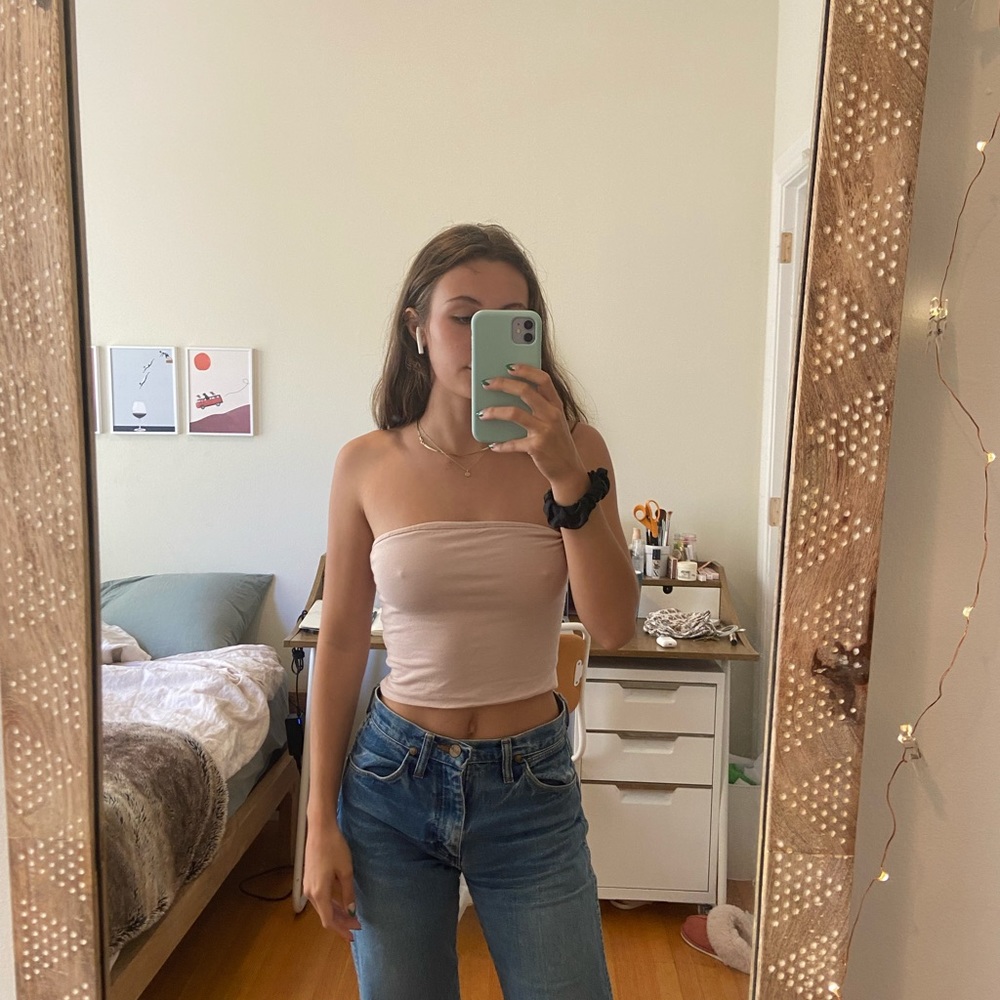 Brandy Melville pink tube top